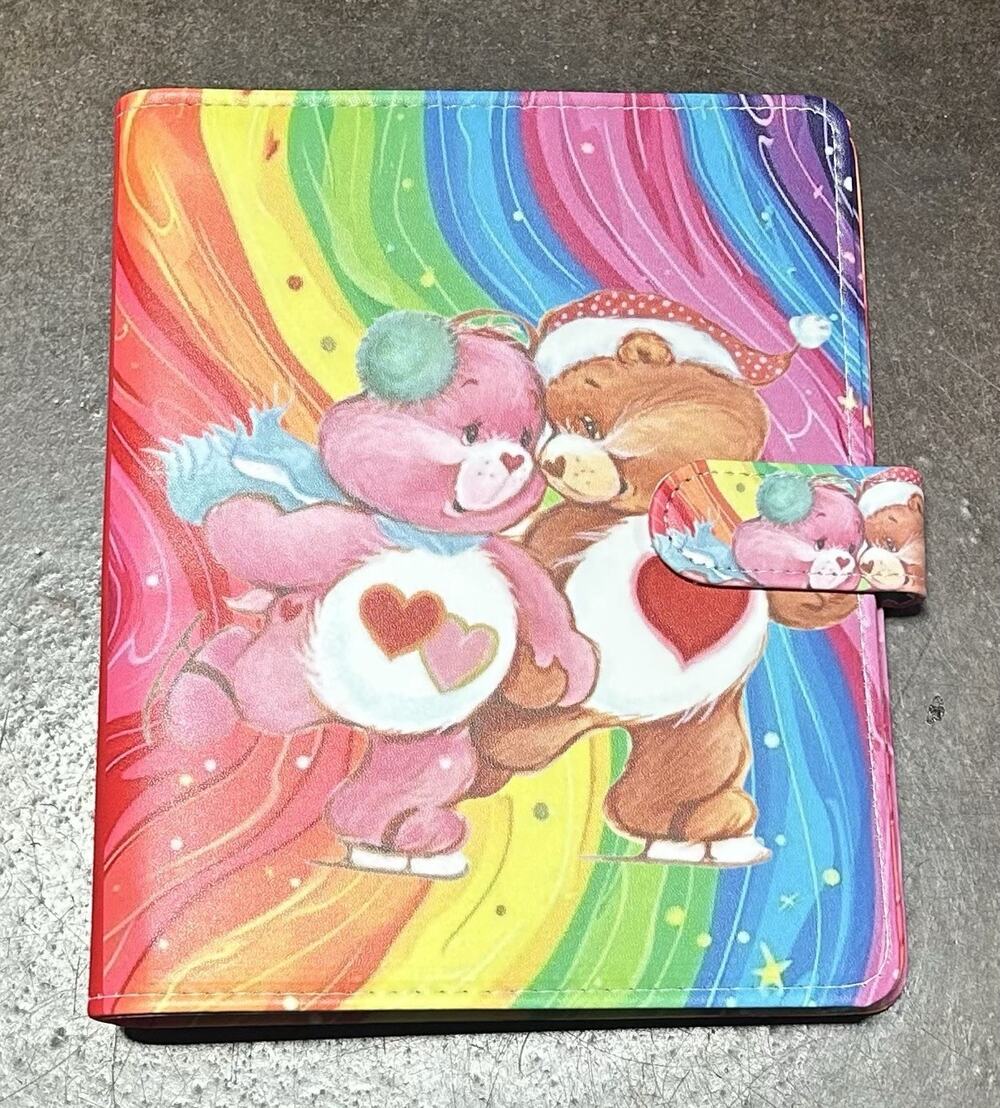 Care Bear A5 Binder w/ matching paper
